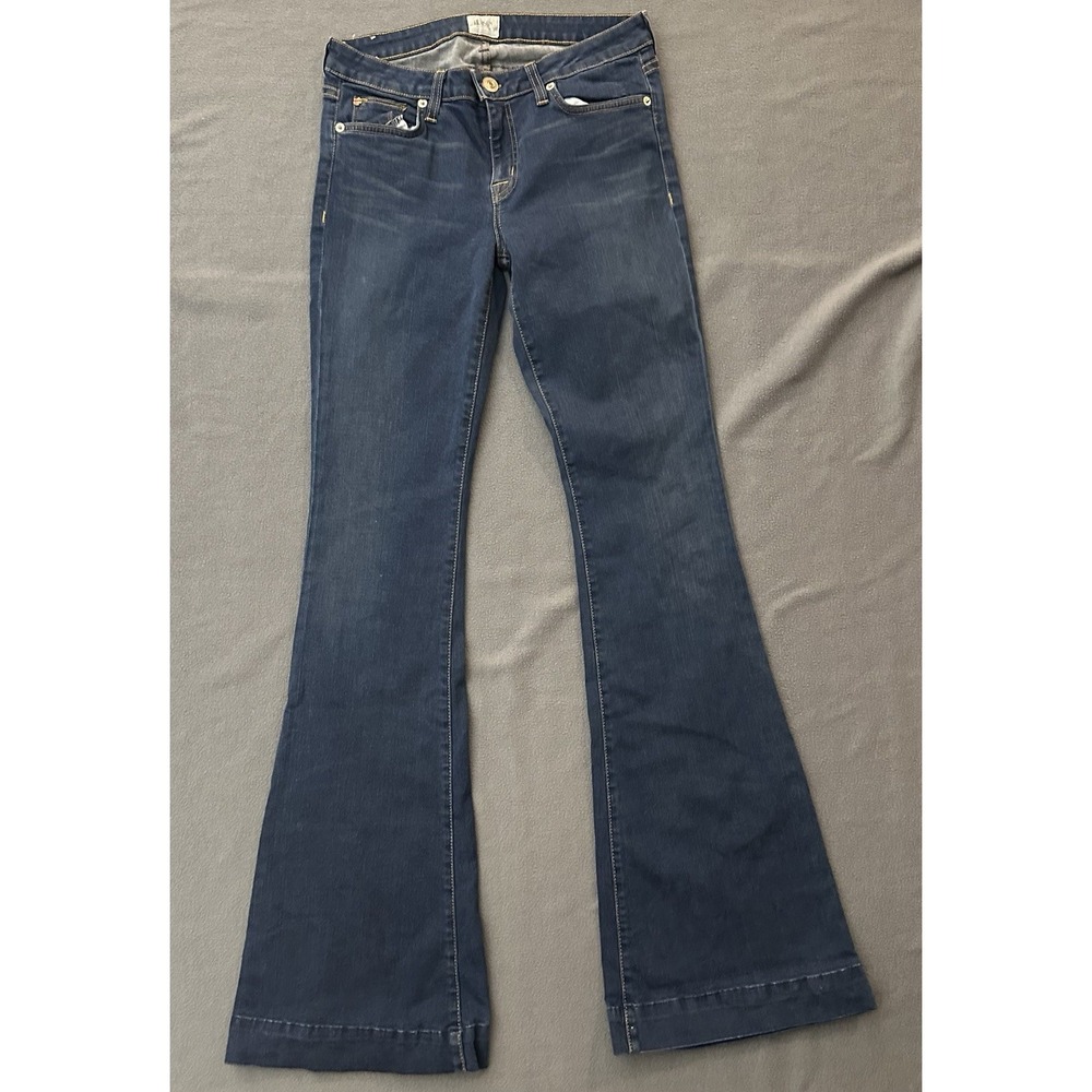 Hudson Ferris Flap Flare Jeans size 29 Dark Wash